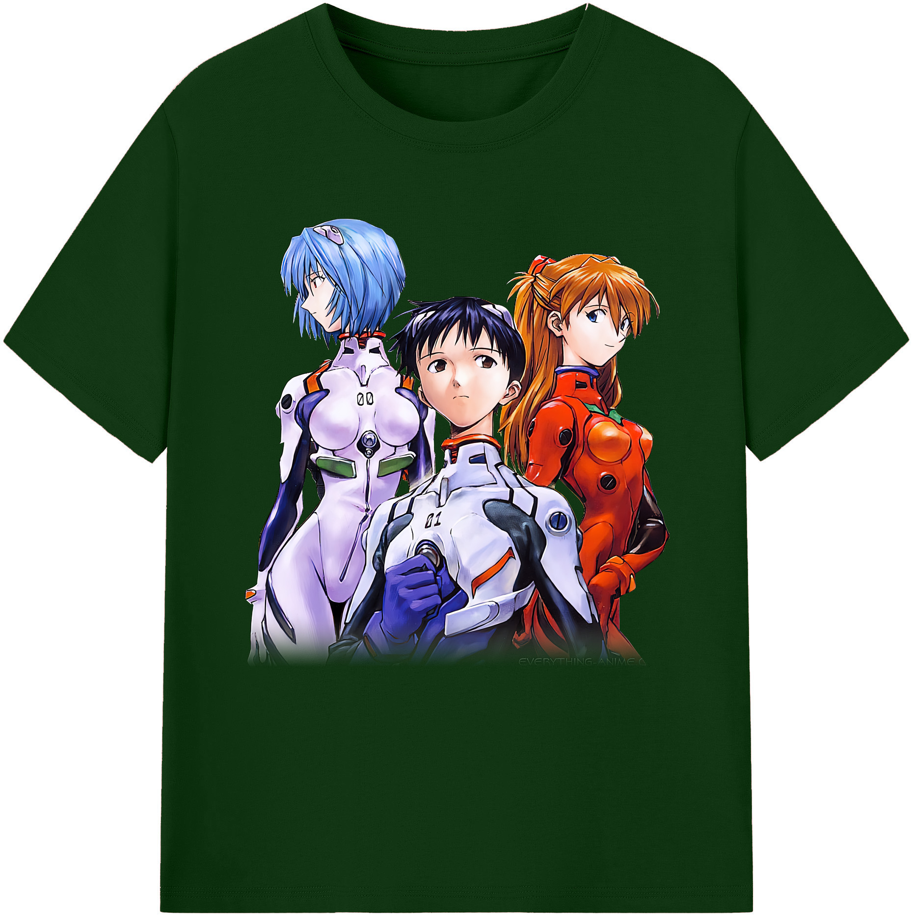 （画像用） EVA 新世紀エヴァンゲリオン 綿100％半袖Tシャツ（フロントプリント）